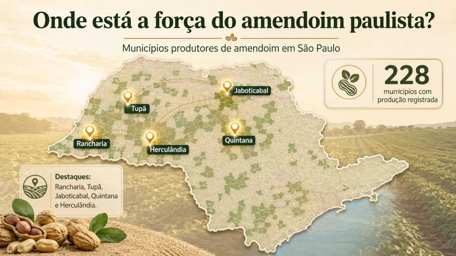 Onde está a força do amendoim paulista?

O amendoim é uma das culturas mais relevantes do agronegócio paulista e tem uma...